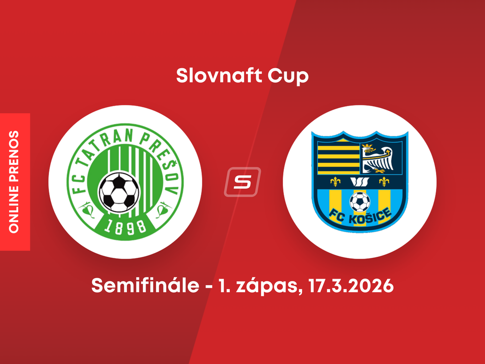 Prešov - Košice: ONLINE prenos z prvého zápasu semifinále Slovnaft Cupu. 