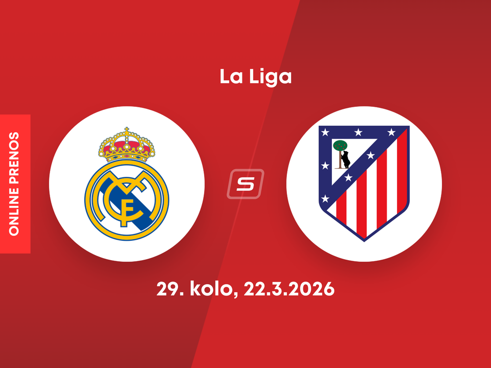 Real Madrid - Atlético Madrid: ONLINE prenos z 29. kola La Ligy.
