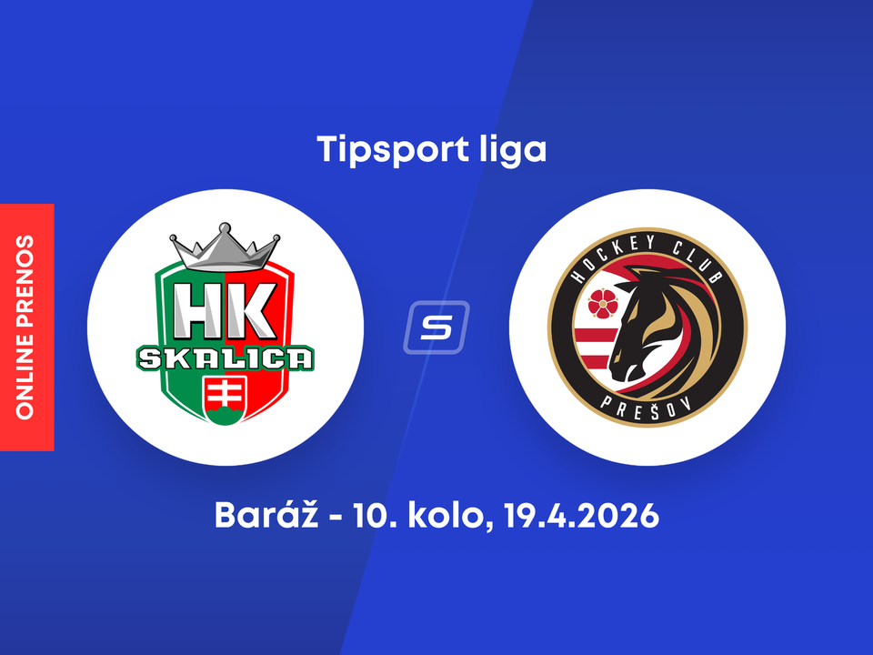 HK Skalica - HC Prešov: ONLINE prenos z 10. kola baráže o Tipsport ligu.