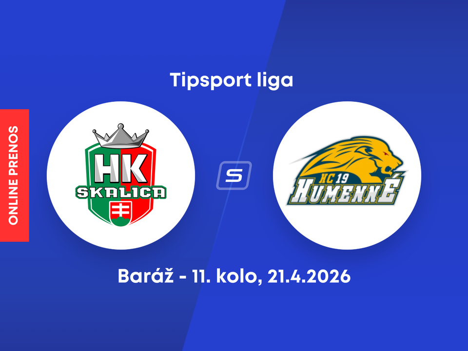 HK Skalica - HC 19 Humenné: ONLINE prenos z 11. kola baráže o Tipsport ligu.