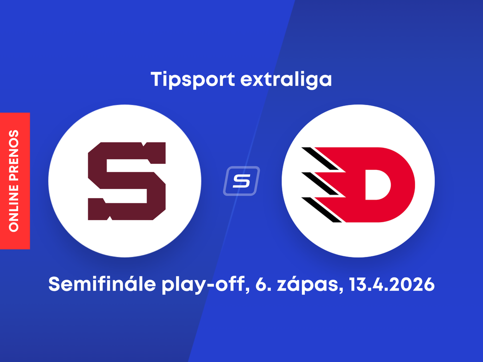 HC Sparta Praha - HC Dynamo Pardubice: ONLINE prenos zo semifinále play-off Tipsport extraligy.