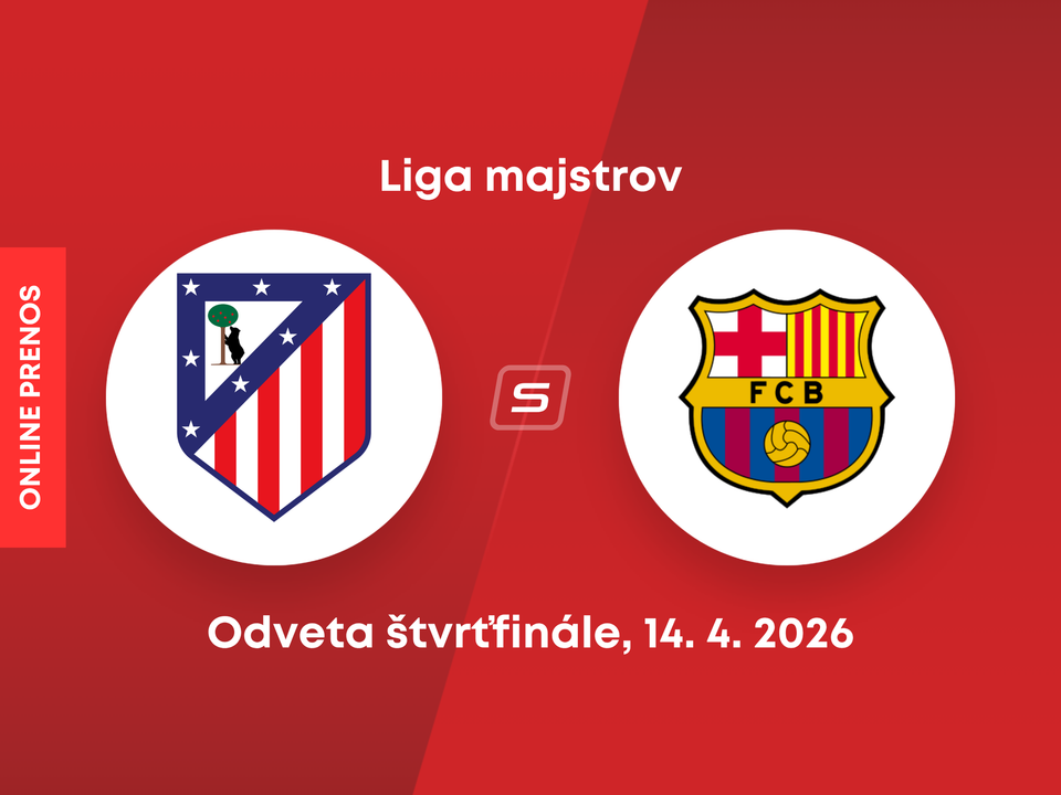Atlético Madrid - FC Barcelona: ONLINE prenos z odvetného zápasu štvrťfinále Ligy majstrov. 