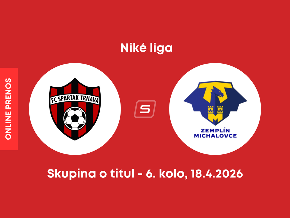 FC Spartak Trnava - MFK Zemplín Michalovce: ONLINE prenos zo zápasu 6. kola skupiny o titul Niké ligy.