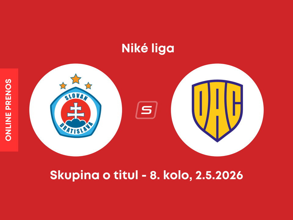 ŠK Slovan Bratislava - FC DAC Dunajská Streda: ONLINE prenos zo zápasu 8. kola skupiny o titul Niké ligy.