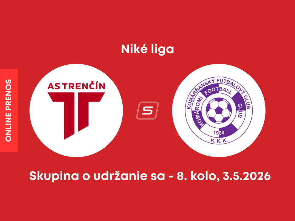 AS Trenčín - KFC Komárno: ONLINE prenos zo zápasu 8. kola skupiny o udržanie sa v Niké lige.