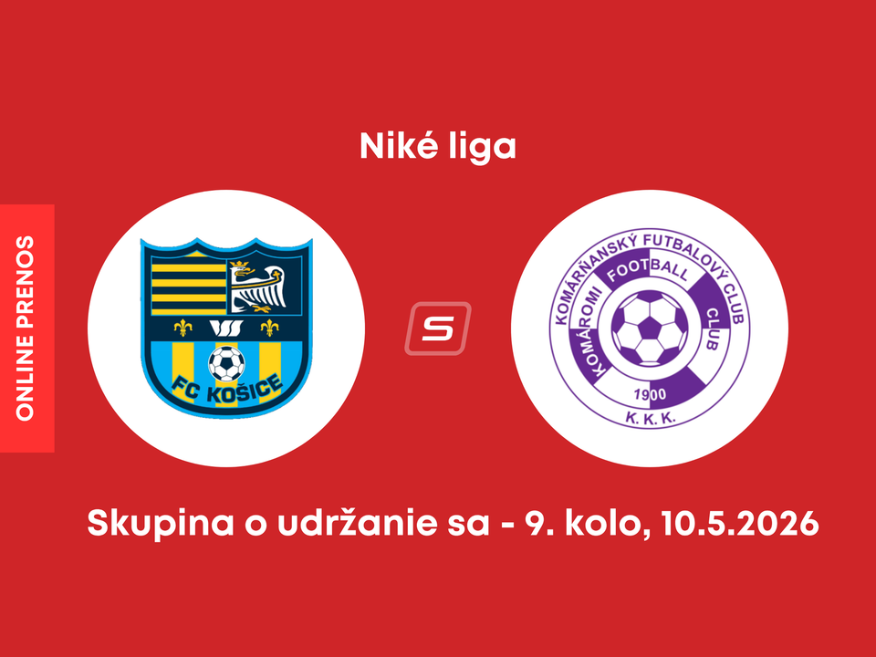 FC Košice - KFC Komárno: ONLINE prenos zo zápasu 9. kola skupiny o udržanie sa v Niké lige.
