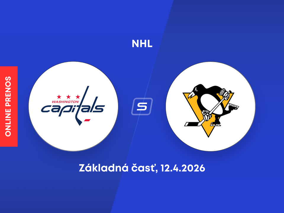 Washington Capitals - Pittsburgh Penguins: ONLINE prenos zo zápasu NHL
