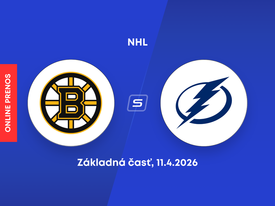 Boston Bruins - Tampa Bay Lightning: ONLINE prenos zo zápasu NHL.