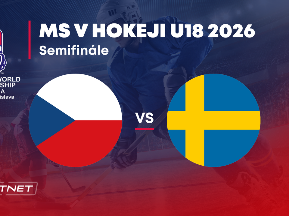 Česko - Švédsko: ONLINE prenos zo semifinále na MS v hokeji do 18 rokov 2026 (MS U18).