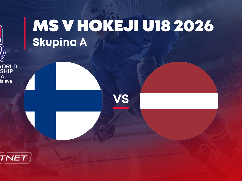 Fínsko - Lotyšsko: ONLINE prenos zo skupiny A na MS v hokeji do 18 rokov 2026 (MS U18).