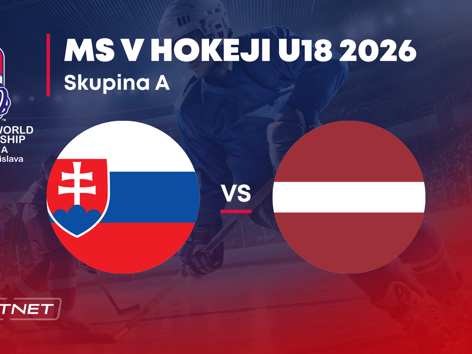 Slovensko - Lotyšsko: ONLINE prenos zo skupiny A na MS v hokeji do 18 rokov 2026 (MS U18).