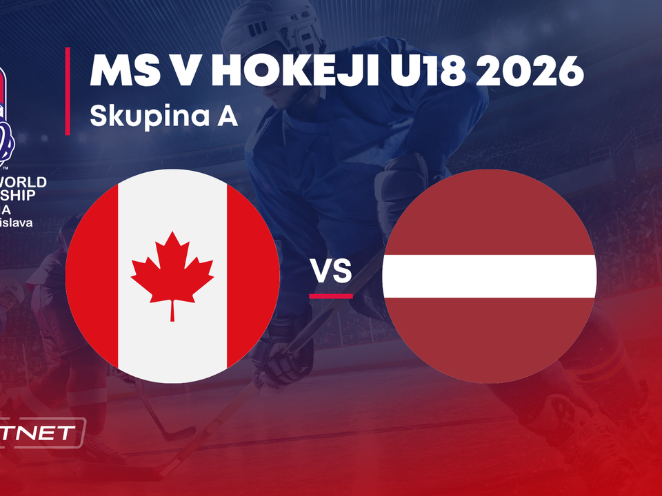 Kanada - Lotyšsko: ONLINE prenos zo skupiny A na MS v hokeji do 18 rokov 2026 (MS U18).
