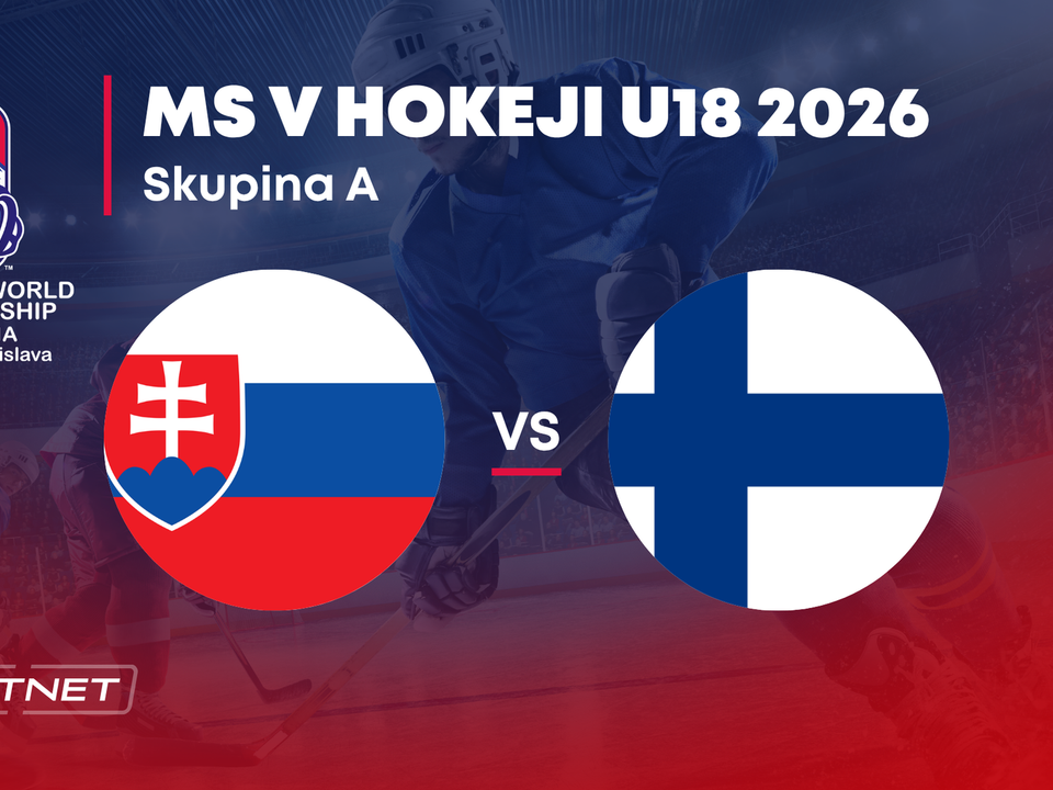 Slovensko - Fínsko: ONLINE prenos zo skupiny A na MS v hokeji do 18 rokov 2026 (MS U18).