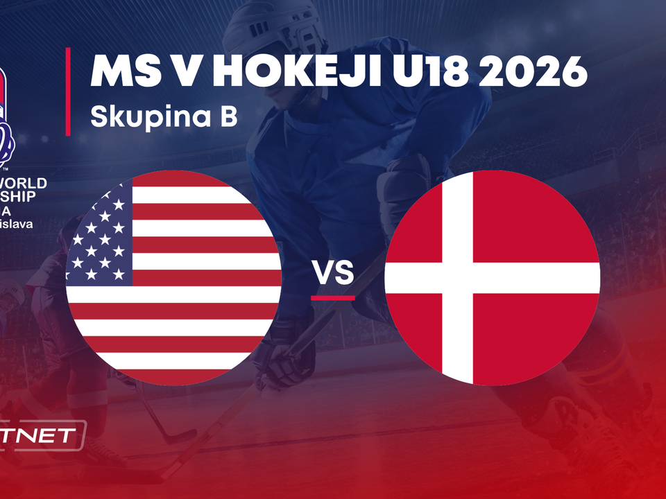 USA - Dánsko: ONLINE prenos zo skupiny B na MS v hokeji do 18 rokov 2026 (MS U18).
