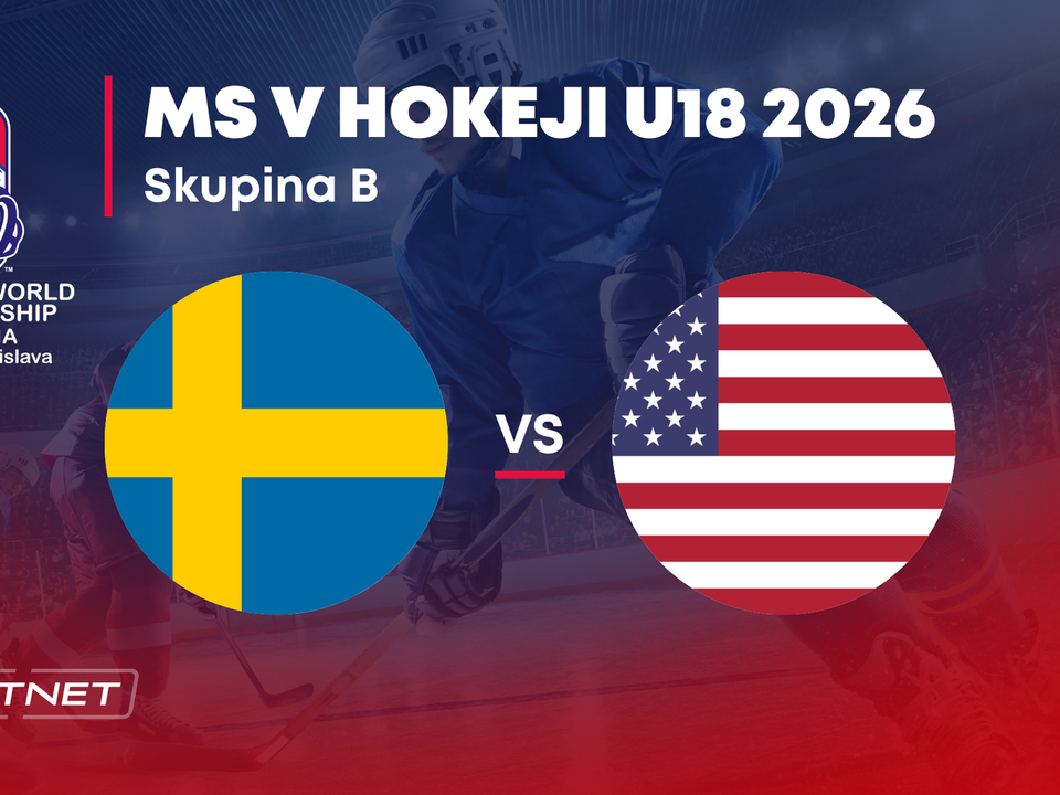 Švédsko - USA: ONLINE prenos zo skupiny B na MS v hokeji do 18 rokov 2026 (MS U18).