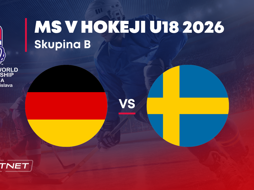 Nemecko - Švédsko: ONLINE prenos zo skupiny B na MS v hokeji do 18 rokov 2026 (MS U18).