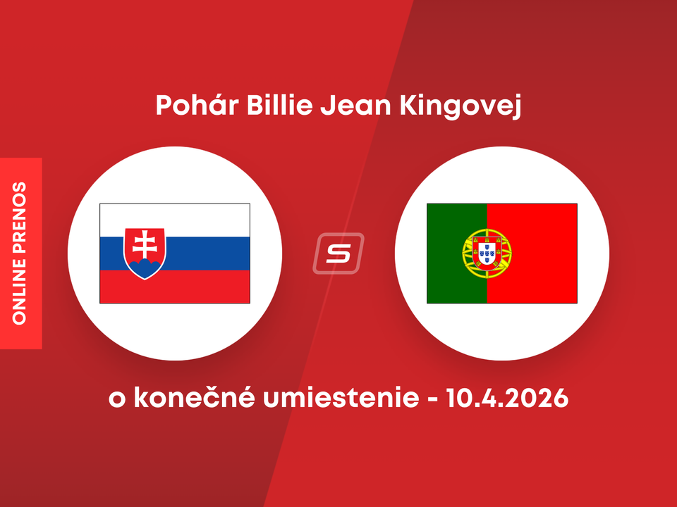 Slovensko - Portugalsko: LIVE STREAM zo zápasu Pohára Billie Jean Kingovej.