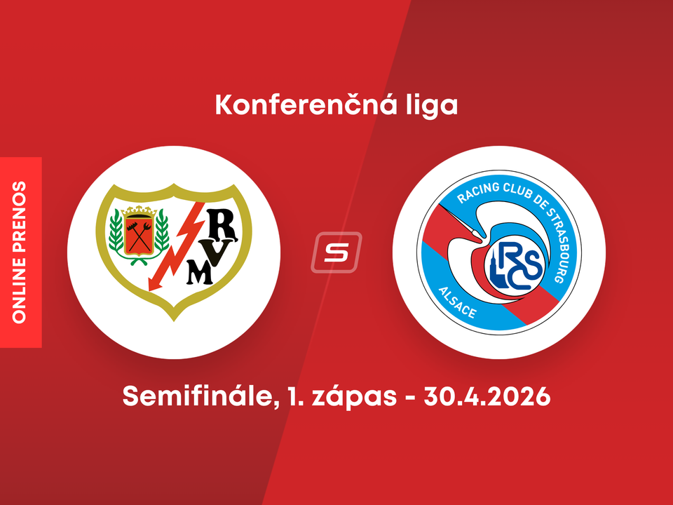 Rayo Vallecano - Racing Štrasburg: ONLINE prenos z prvého zápasu semifinále Konferenčnej ligy.