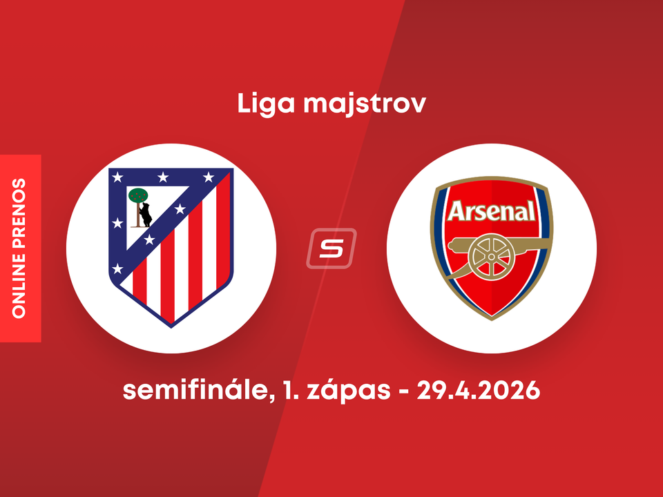 Atlético Madrid - Arsenal FC: ONLINE prenos zo zápasu semifinále Ligy majstrov. 
