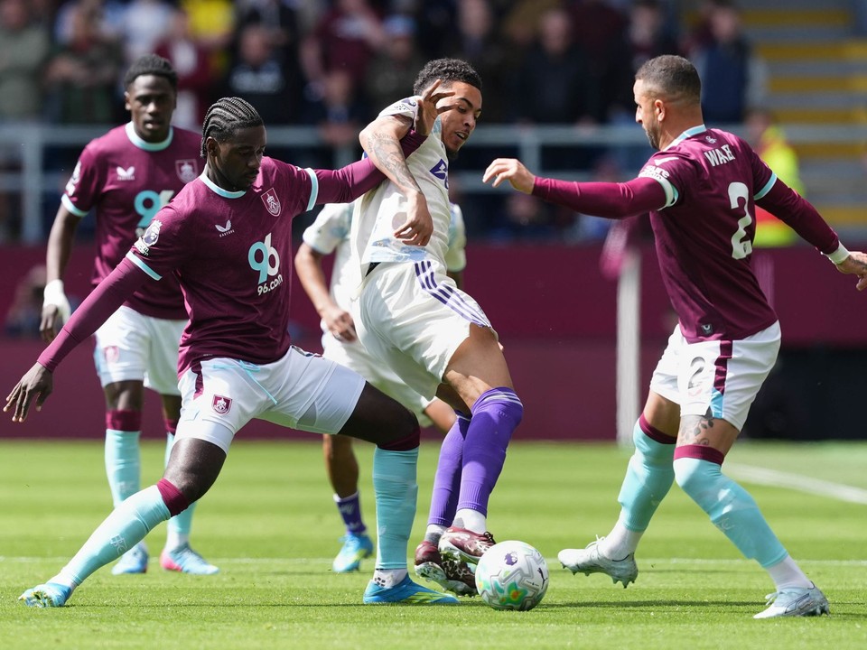 Momentka zo zápasu Burnley - Aston Villa