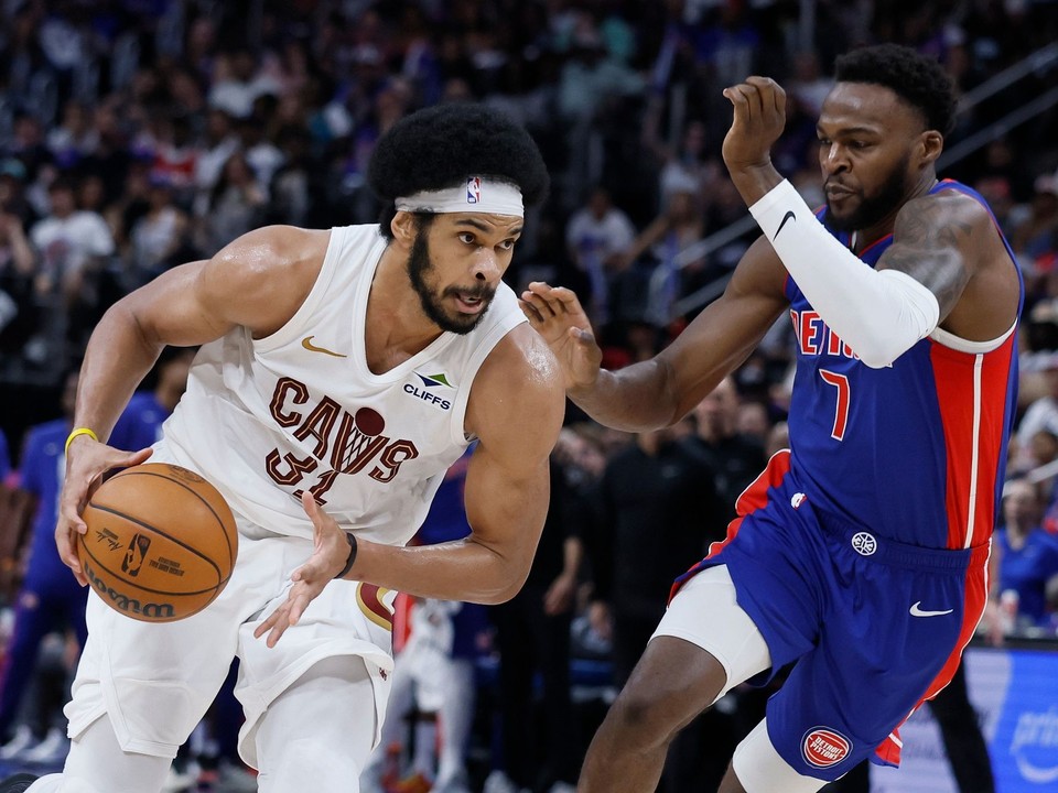 Momentka zo zápasu Detroit - Cleveland