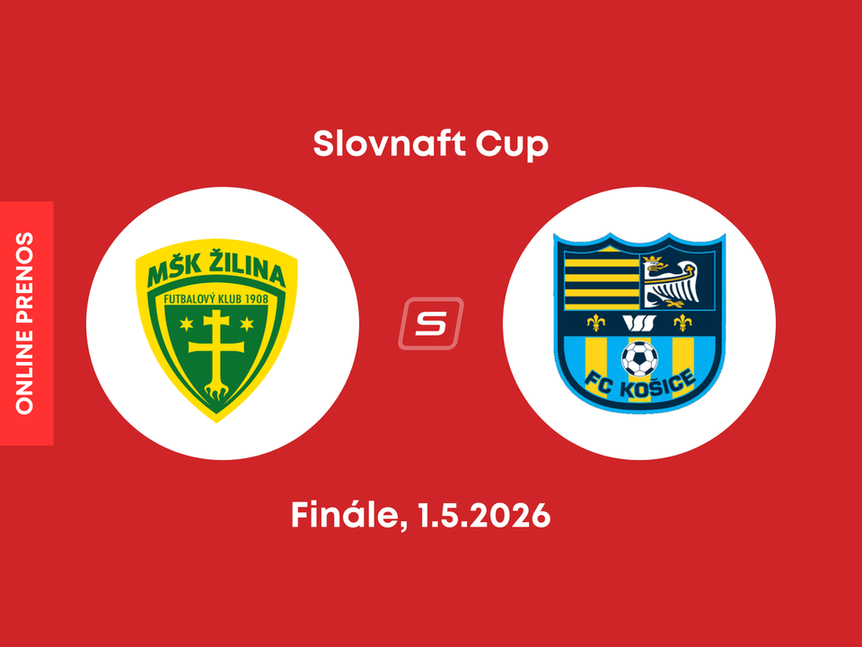 MŠK Žilina - FC Košice: ONLINE prenos z finálového zápasu Slovnaft Cupu. 