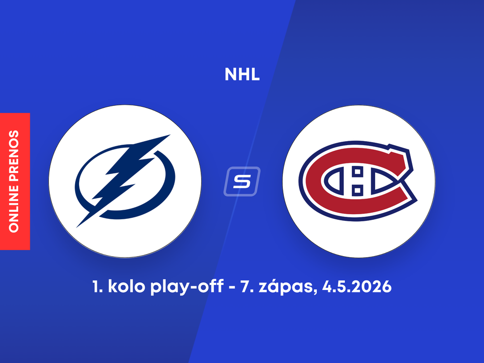 Tampa Bay Lightning - Montreal Canadiens: ONLINE prenos zo siedmeho zápasu 1. kola play-off NHL.