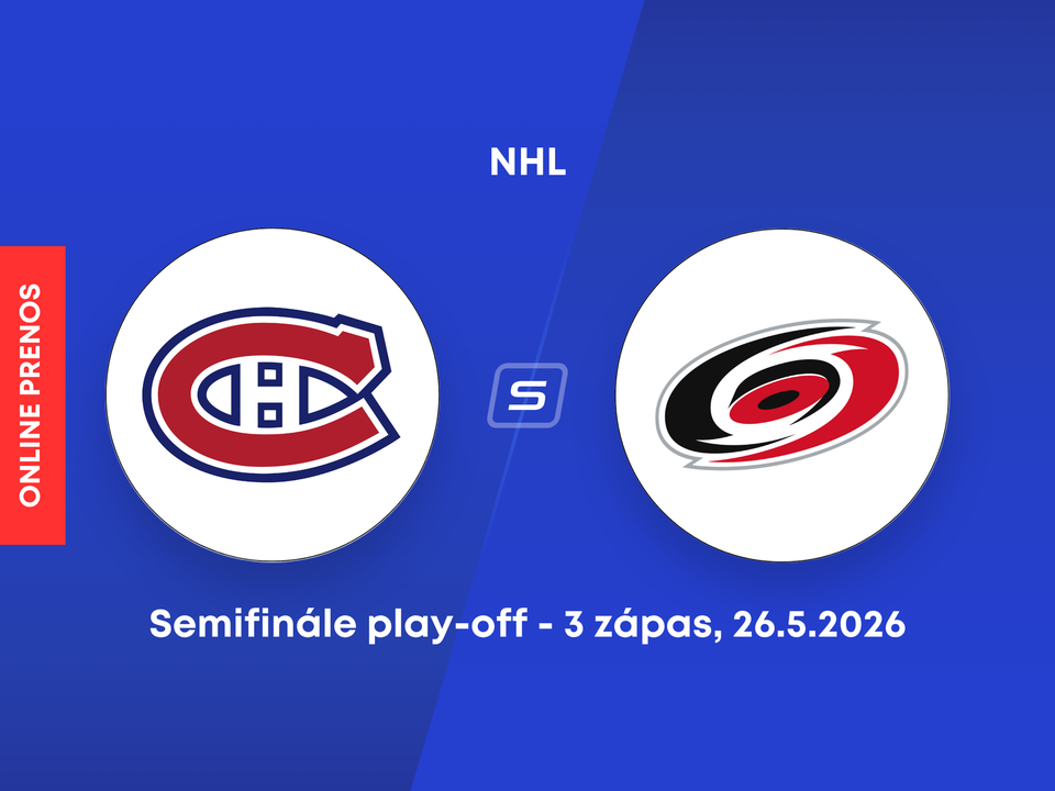 Montreal Canadiens - Carolina Hurricanes: ONLINE prenos zo semifinále play-off NHL.
