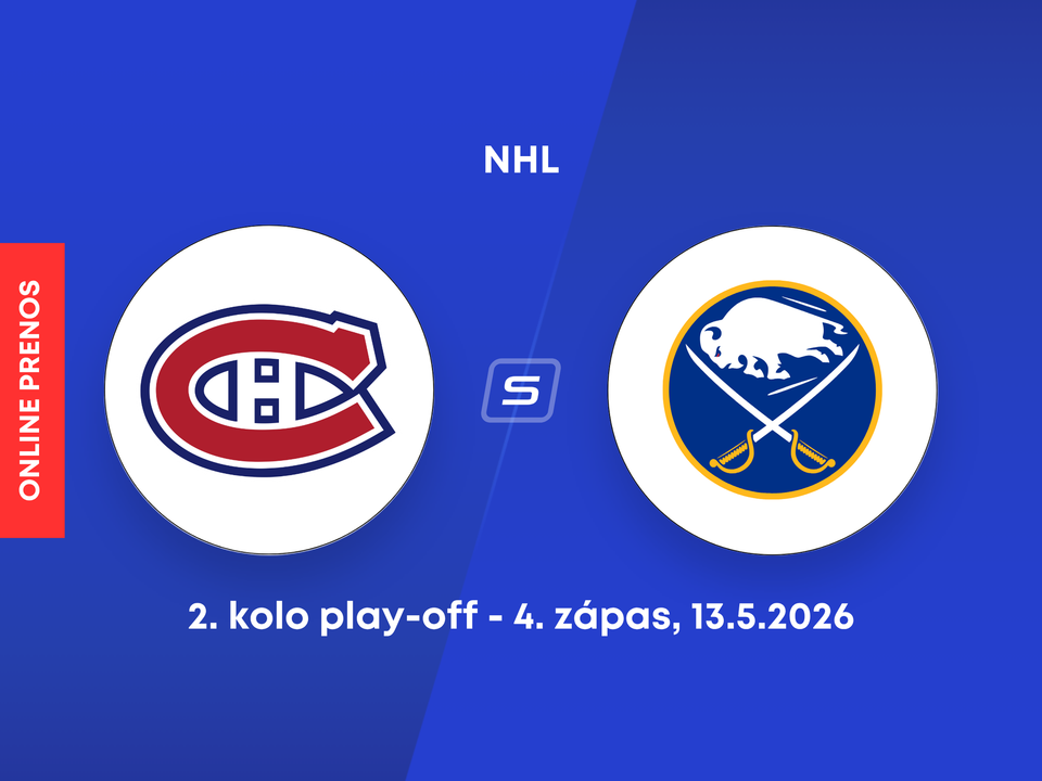 Montreal Canadiens - Buffalo Sabres: ONLINE prenos zo štvrtého zápasu 2. kola play-off NHL.