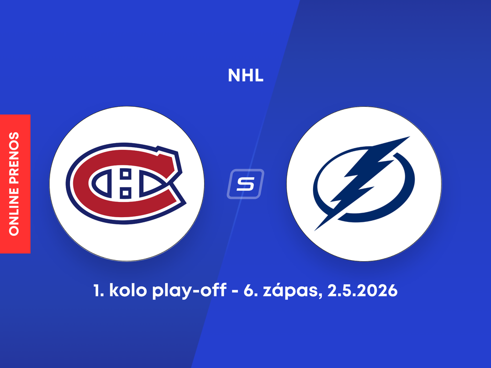 Montreal Canadiens - Tampa Bay Lightning: ONLINE prenos zo šiesteho zápasu 1. kola play-off NHL.