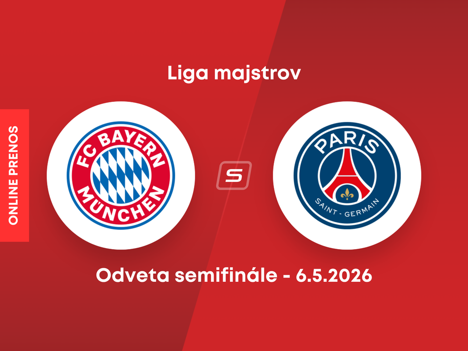 Bayern Mníchov - Paríž St. Germain: ONLINE prenos z odvetného zápasu semifinále Ligy majstrov. 