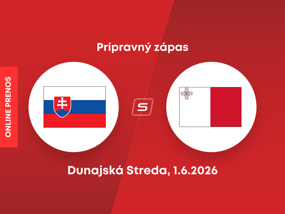 Slovensko - Malta: ONLINE prenos z prípravného zápasu.