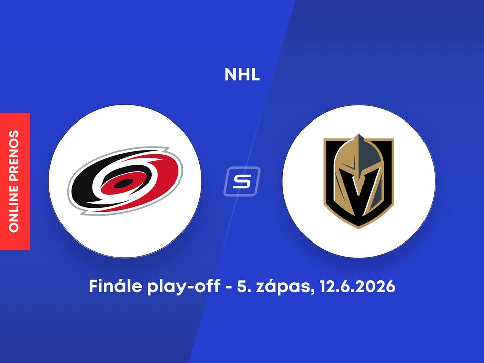 Carolina Hurricanes - Vegas Golden Knights: ONLINE prenos z finále play-off NHL.