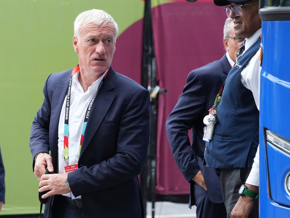 France head coach Didier Deschamps arrives for the World Cup third-place playoff soccer match between France and England in Miami Gardens, Fla., Saturday, July 18, 2026. (AP Photo/Marta Lavandier)

- Canada26
- Canada2026
- FIFA
- Mexico26
- Mexico2026
- soccer
- USA26
- USA2026
- worldcup
- worldcup26
- WorldCup2026
- futbol
- Canada26
- Canada2026
- FIFA
- Mexico26
- Mexico2026
- soccer
- USA26
- USA2026
- worldcup
- worldcup26
- WorldCup2026
- futbol