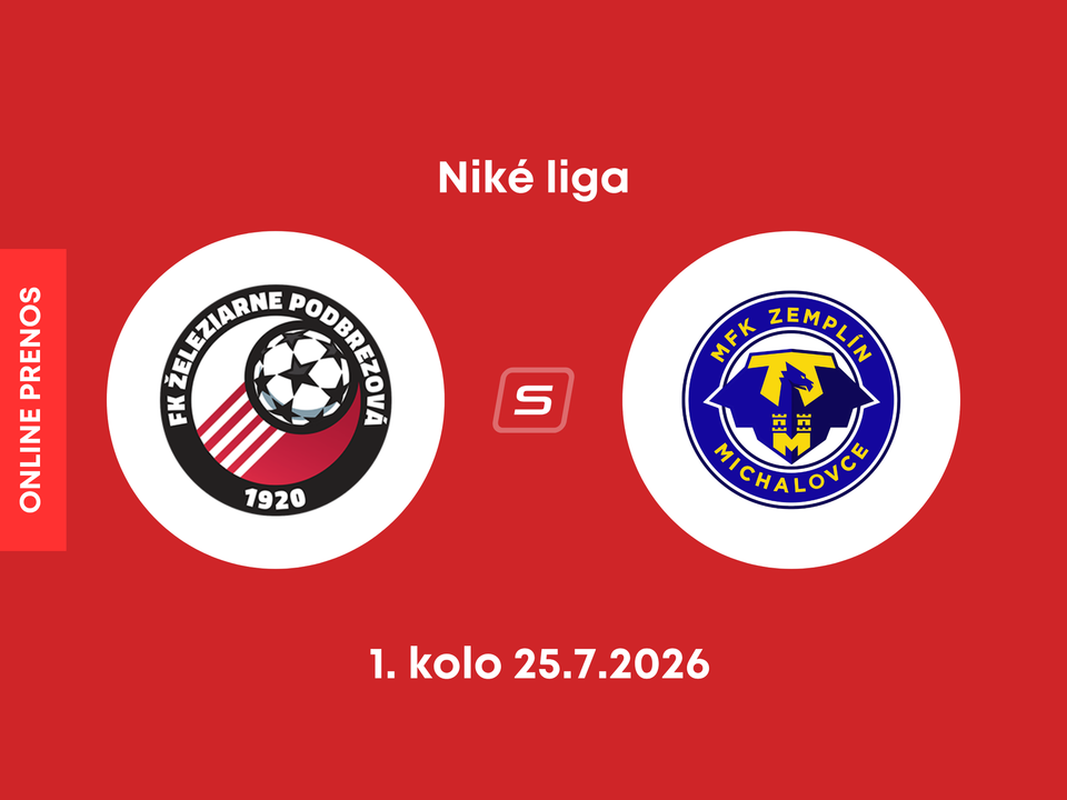 FK Železiarne Podbrezová - MFK Zemplín Michalovce: ONLINE prenos zo zápasu 1. kola Niké ligy.