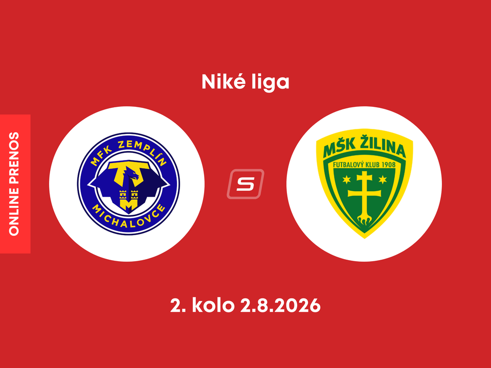 MFK Zemplín Michalovce - MŠK Žilina: ONLINE prenos zo zápasu 2. kola Niké ligy.