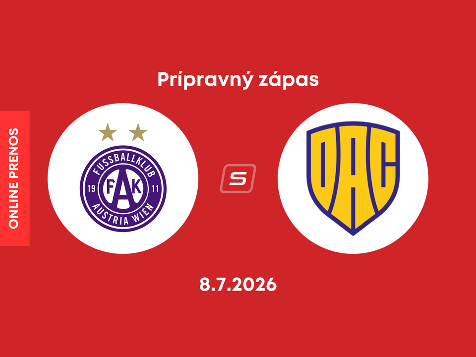 FK Austria Viedeň - FC DAC 1904 Dunajská Streda: Online prenos z prípravného zápasu.