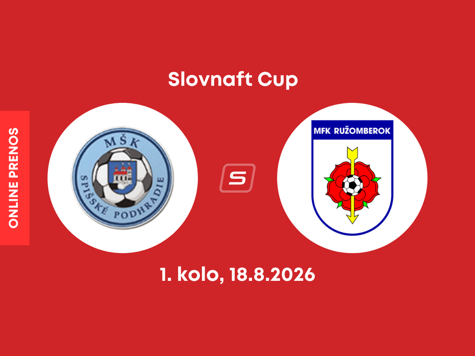 MŠK Spišské Podhradie - MFK Ružomberok: ONLINE prenos z 1. kola Slovnaft Cupu.