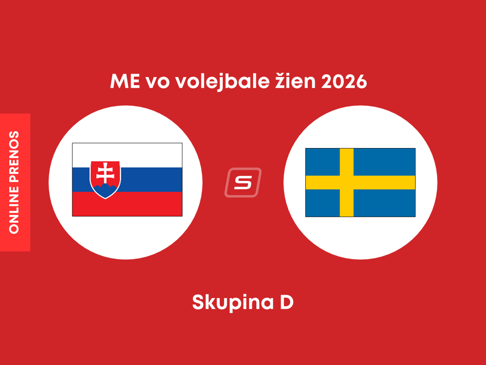 Slovensko - Švédsko: ONLINE prenos z ME vo volejbale žien 2026. 