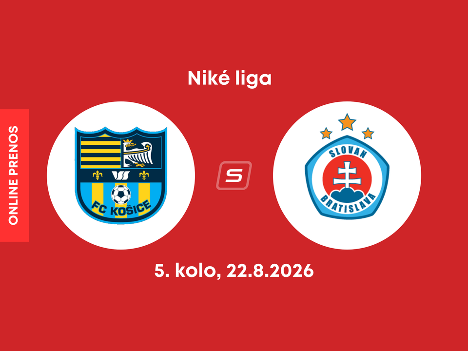 FC Košice - ŠK Slovan Bratislava: ONLINE prenos zo zápasu 5. kola Niké ligy.