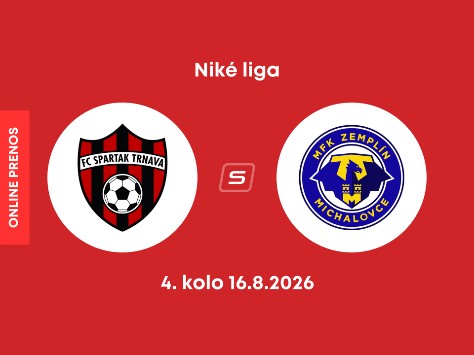 FC Spartak Trnava - MFK Zemplín Michalovce: ONLINE prenos zo zápasu 4. kola Niké ligy.