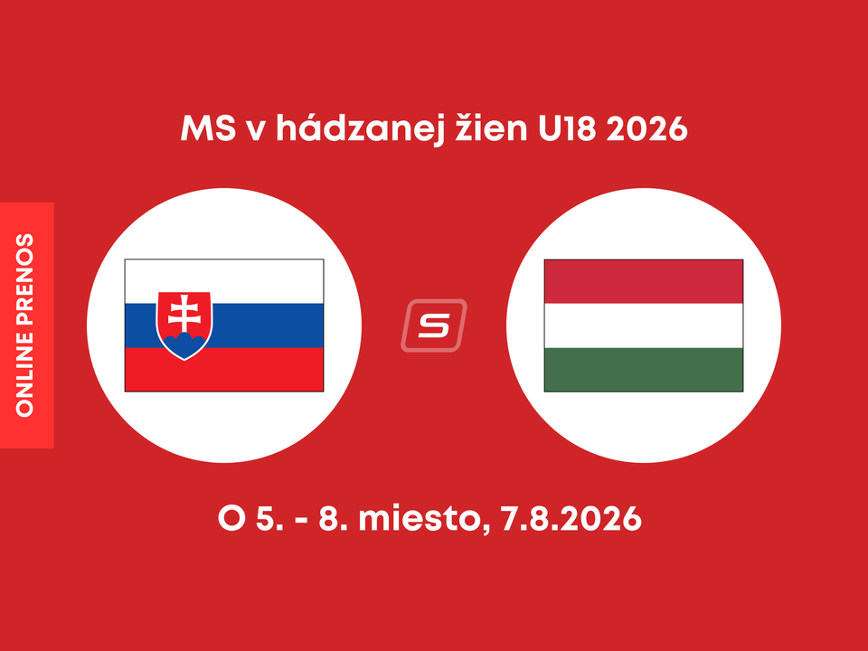 Slovensko - Maďarsko. ONLINE prenos z zápasu o 5. - 8. miesto MS v hádzanej žien do 18 rokov.