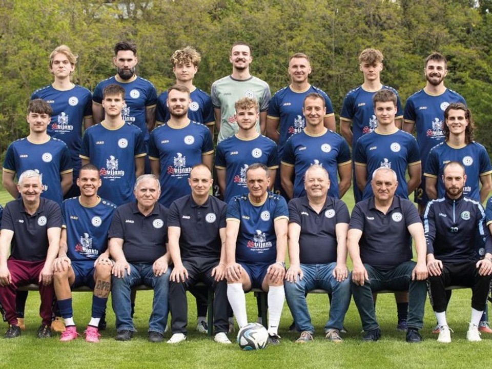 Mužstvo TJ Slovan Nitra-Chrenová.