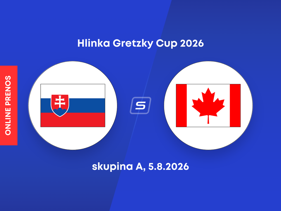 Slovensko U18 vs. Kanada U18: ONLINE prenos z turnaja Hlinka Gretzky Cup 2026.