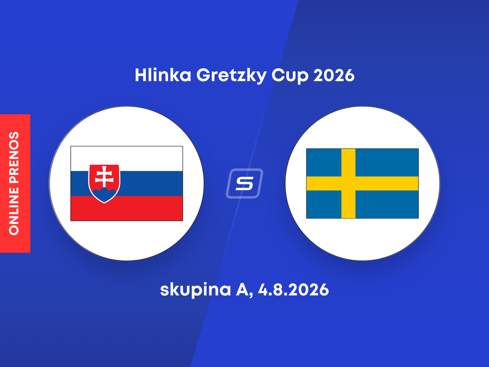 Slovensko U18 vs. Švédsko U18: ONLINE prenos z turnaja Hlinka Gretzky Cup 2026.