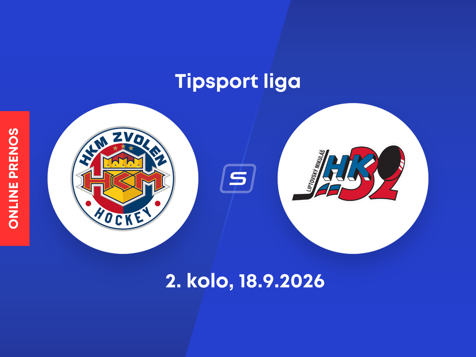 HKM Zvolen - HK 32 Liptovský Mikuláš: ONLINE prenos zo zápasu 2. kola Tipsport ligy.
