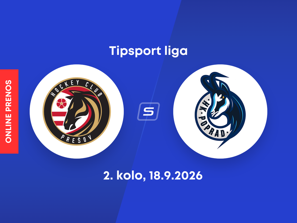 HC Prešov - HK Poprad: ONLINE prenos zo zápasu 2. kola Tipsport ligy.