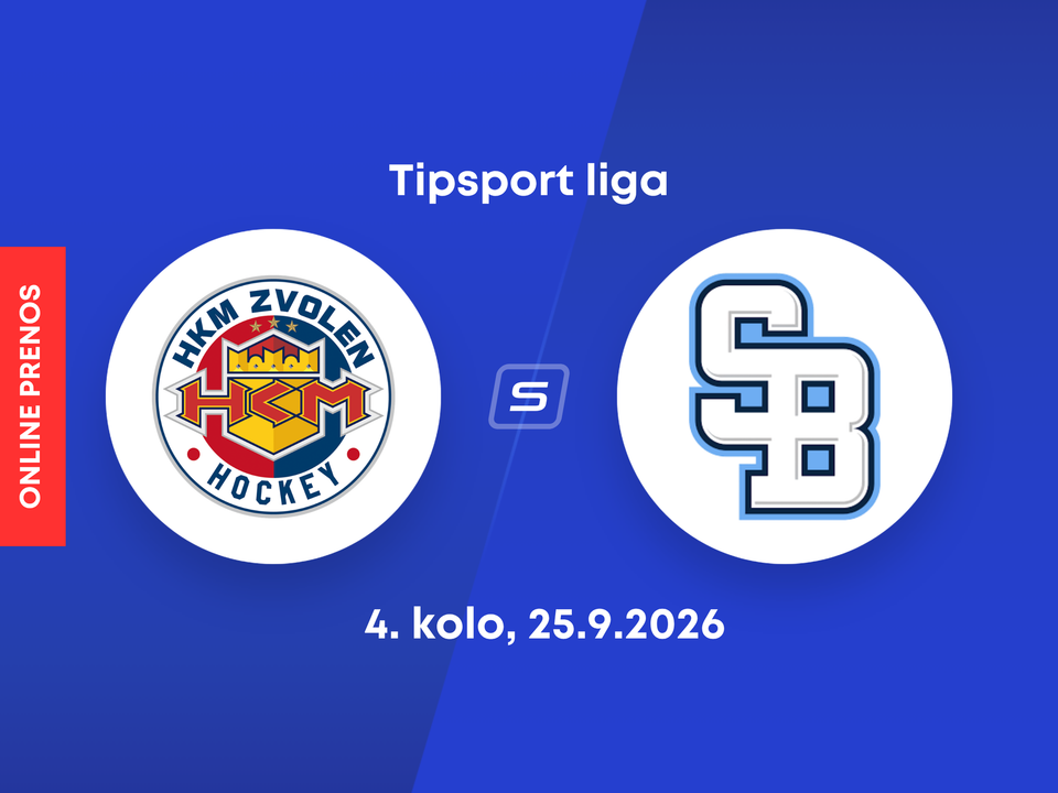 HKM Zvolen - HC Slovan Bratislava: ONLINE prenos zo zápasu 4. kola Tipsport ligy.
