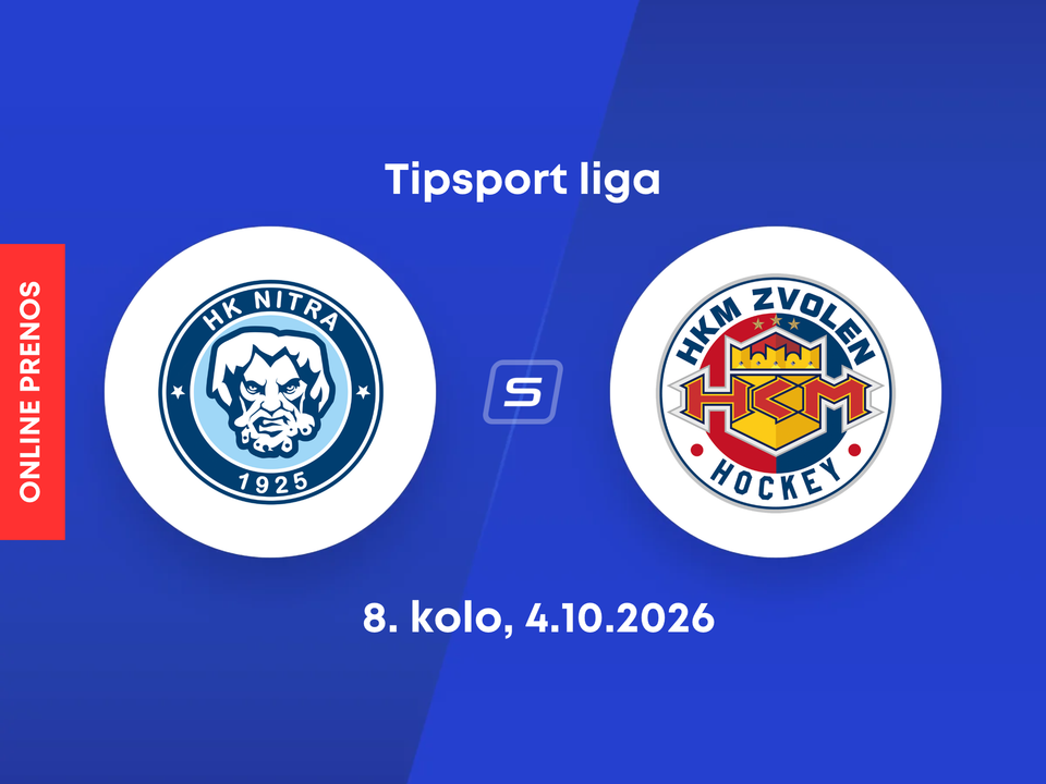 HK Nitra - HKM Zvolen: ONLINE prenos zo zápasu 8. kola Tipsport ligy.