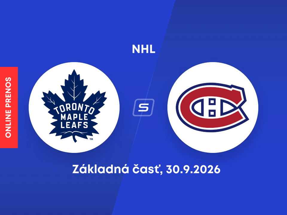 Toronto Maple Leafs - Montreal Canadiens: ONLINE prenos zo zápasu NHL.